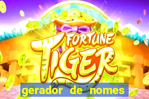 gerador de nomes para jogos